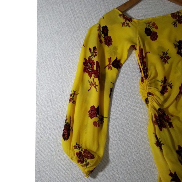 A.L.C. Florence One-Shoulder Ruched Ruffled Dress - Picture 11 of 14